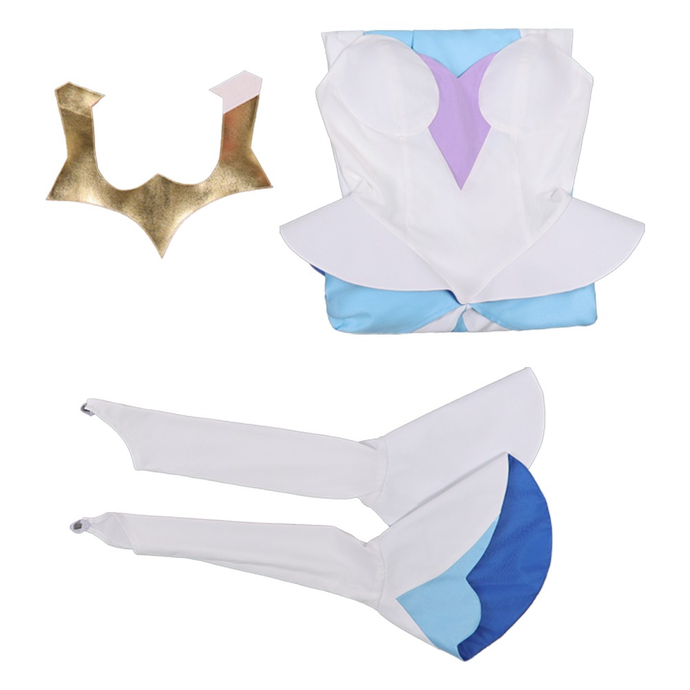 Knights of Guinevere Guinevere Royal White Gown Party Cosplay Costume Halloween Carnival