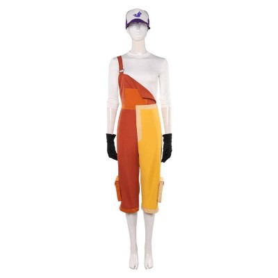 Knights of Guinevere Frank Hat Overalls Set Party Cosplay Costume Halloween Carnival