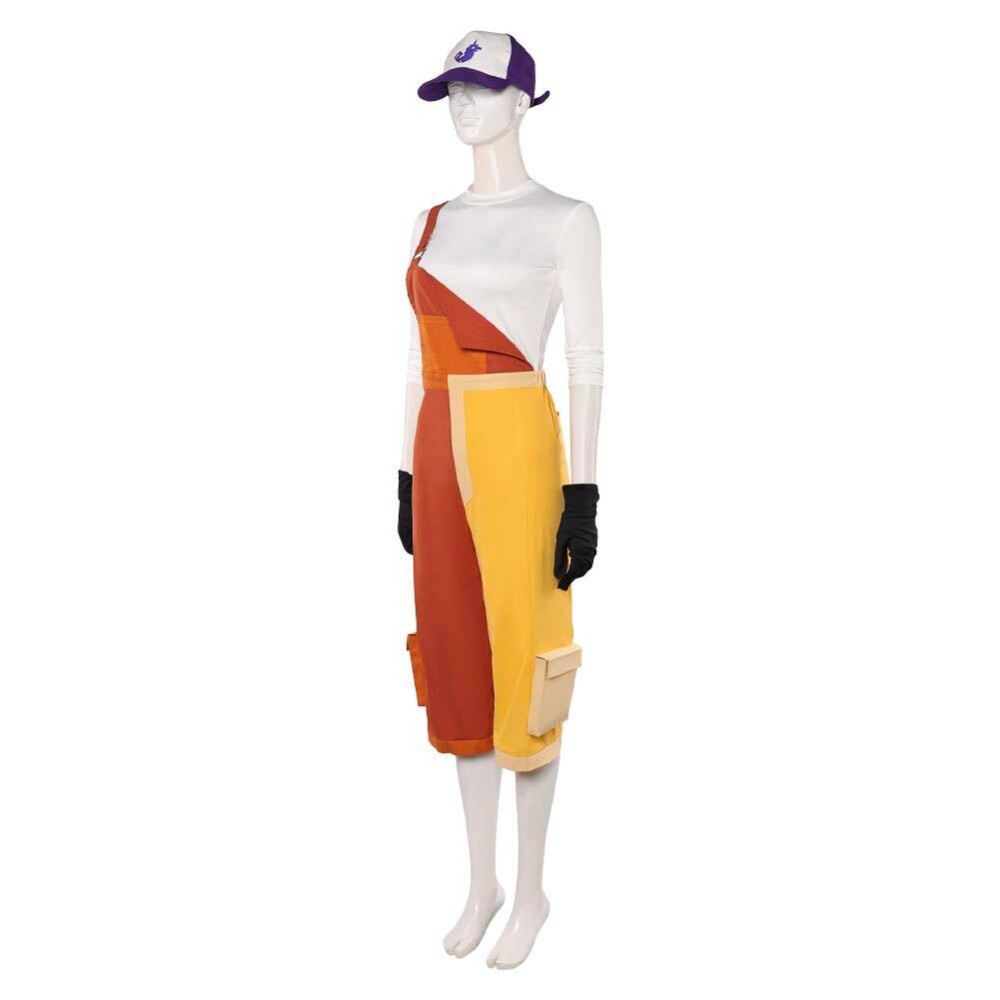 Knights of Guinevere Frank Hat Overalls Set Party Cosplay Costume Halloween Carnival
