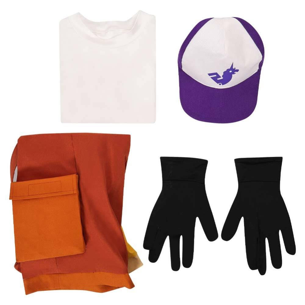 Knights of Guinevere Frank Hat Overalls Set Party Cosplay Costume Halloween Carnival