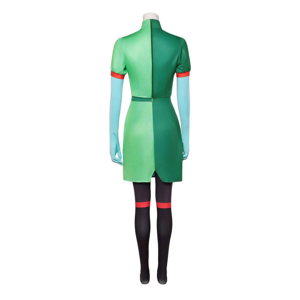 Knights of Guinevere Andrea Green Fullset Party Cosplay Costume Halloween Carnival