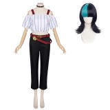 Kirara Hoshi White Cosplay Costume Halloween Carnival Outfit