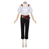 Kirara Hoshi White Cosplay Costume Halloween Carnival Outfit