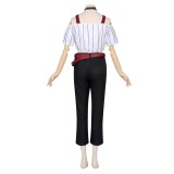 Kirara Hoshi White Cosplay Costume Halloween Carnival Outfit