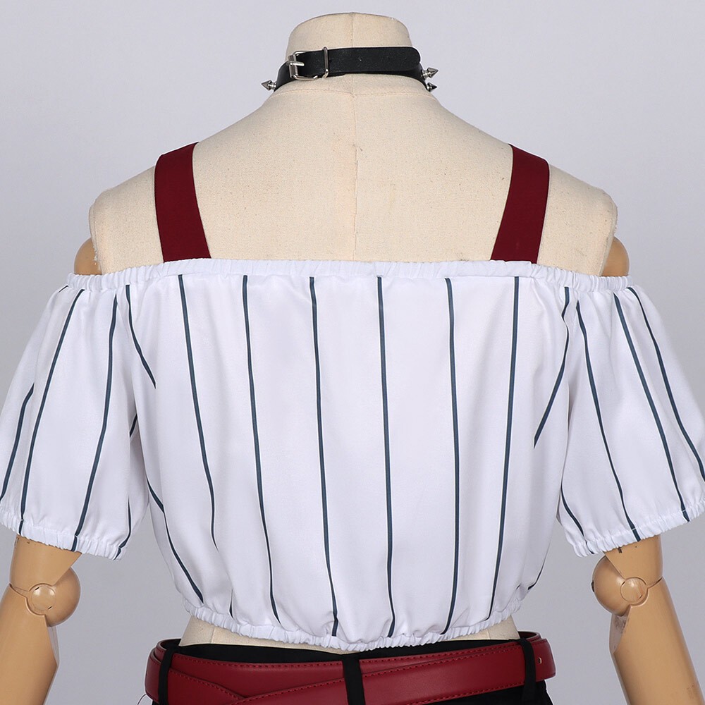 Kirara Hoshi White Cosplay Costume Halloween Carnival Outfit