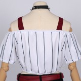 Kirara Hoshi White Cosplay Costume Halloween Carnival Outfit