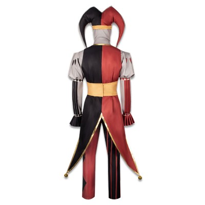 Kingdom of Marionettes Jestyn Red Clown Suit Cosplay Costume Halloween Carnival