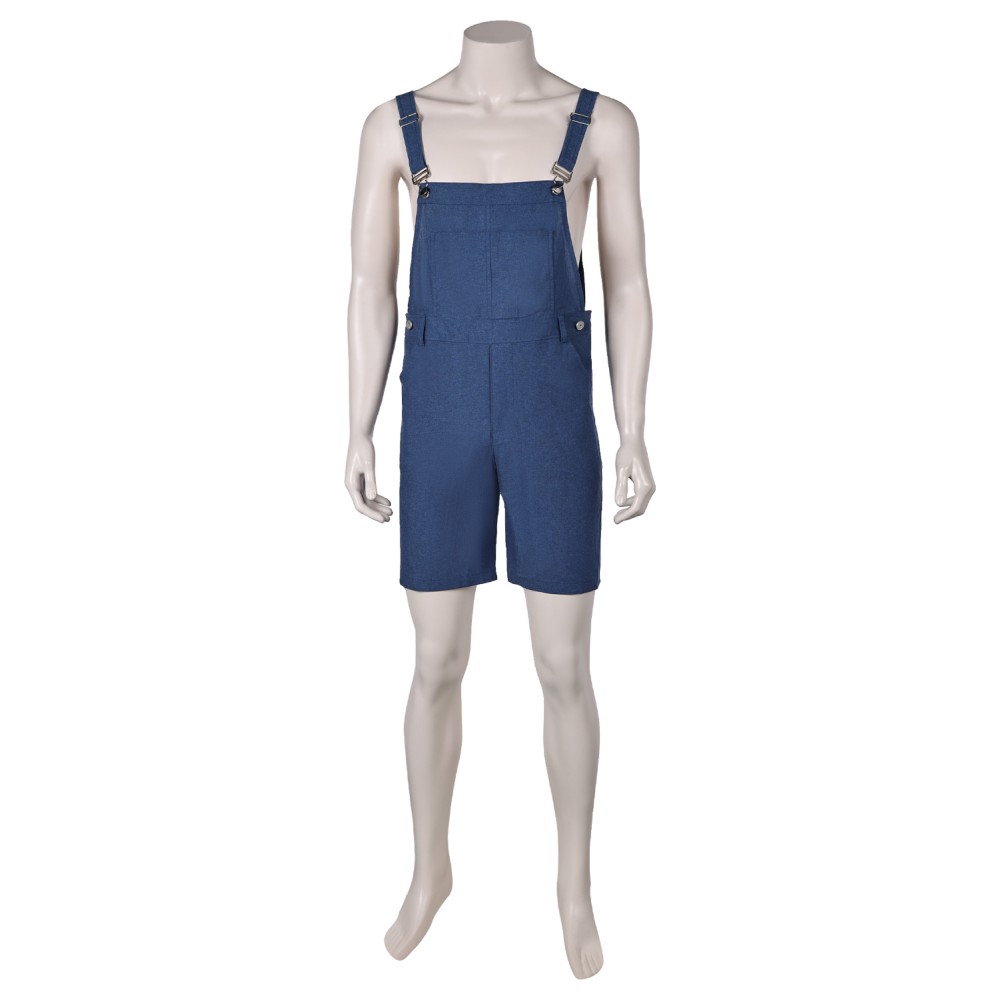 King Shark Overalls Suit Cosplay Costume Halloween Carnival Outfit