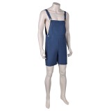 King Shark Overalls Suit Cosplay Costume Halloween Carnival Outfit
