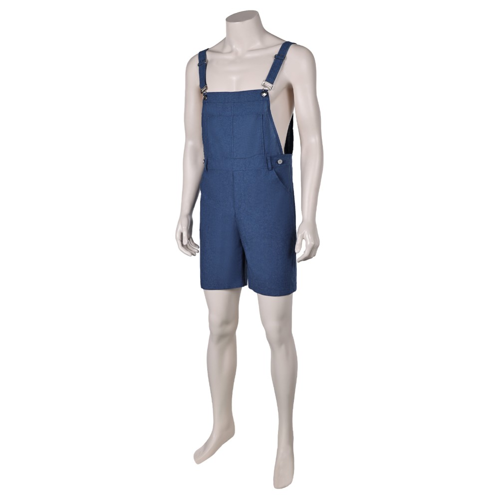 King Shark Overalls Suit Cosplay Costume Halloween Carnival Outfit