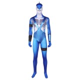 King Shark Jumpsuit Suit Cosplay Costume Halloween Carnival Outfit