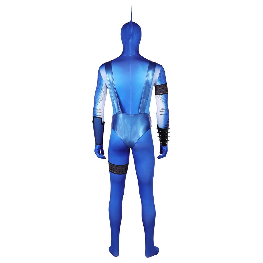 King Shark Jumpsuit Suit Cosplay Costume Halloween Carnival Outfit