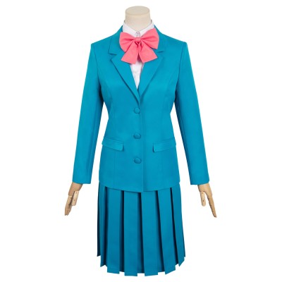 Kimi ni Todoke: From Me to You Season 3 Sawako Kuronuma Blue Uniform Suit Cosplay Costume Halloween Carnival Outfit