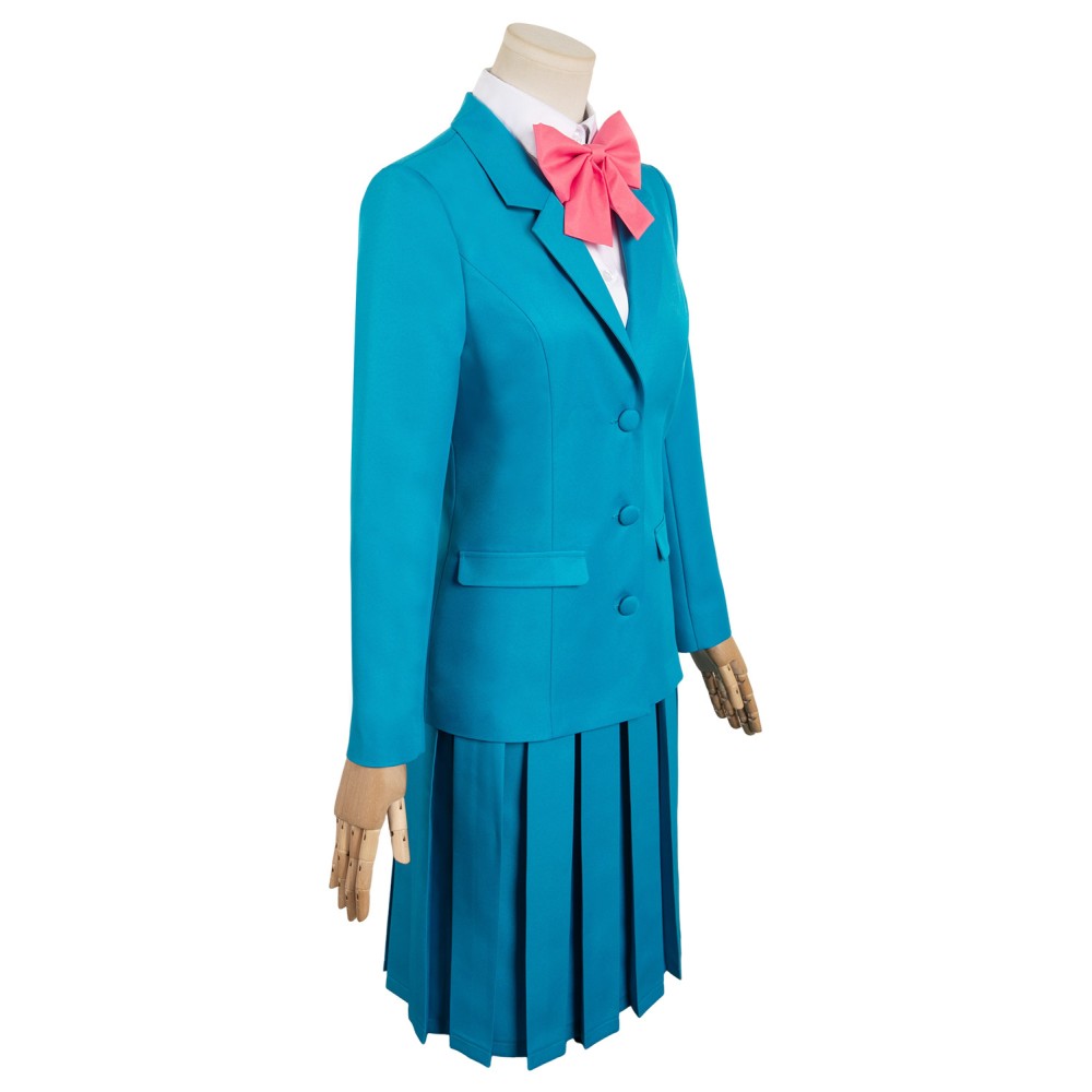 Kimi ni Todoke: From Me to You Season 3 Sawako Kuronuma Blue Uniform Suit Cosplay Costume Halloween Carnival Outfit