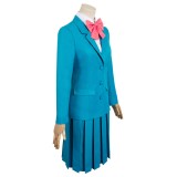 Kimi ni Todoke: From Me to You Season 3 Sawako Kuronuma Blue Uniform Suit Cosplay Costume Halloween Carnival Outfit