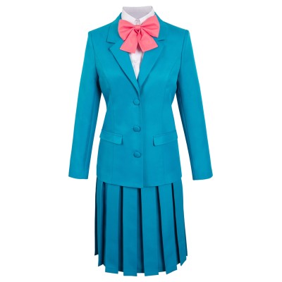 Kimi ni Todoke: From Me to You Season 3 Sawako Kuronuma Blue Uniform Suit Cosplay Costume Halloween Carnival Outfit