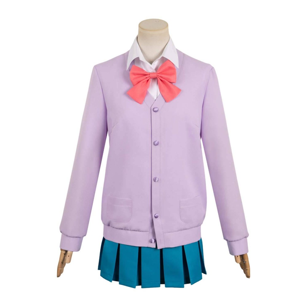 Kimi ni Todoke: From Me to You Season 3 Kurumizawa Ume Pink Uniform Suit Cosplay Costume Halloween Carnival Outfit