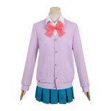 Kimi ni Todoke: From Me to You Season 3 Kurumizawa Ume Pink Uniform Suit Cosplay Costume Halloween Carnival Outfit