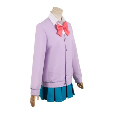 Kimi ni Todoke: From Me to You Season 3 Kurumizawa Ume Pink Uniform Suit Cosplay Costume Halloween Carnival Outfit