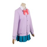 Kimi ni Todoke: From Me to You Season 3 Kurumizawa Ume Pink Uniform Suit Cosplay Costume Halloween Carnival Outfit