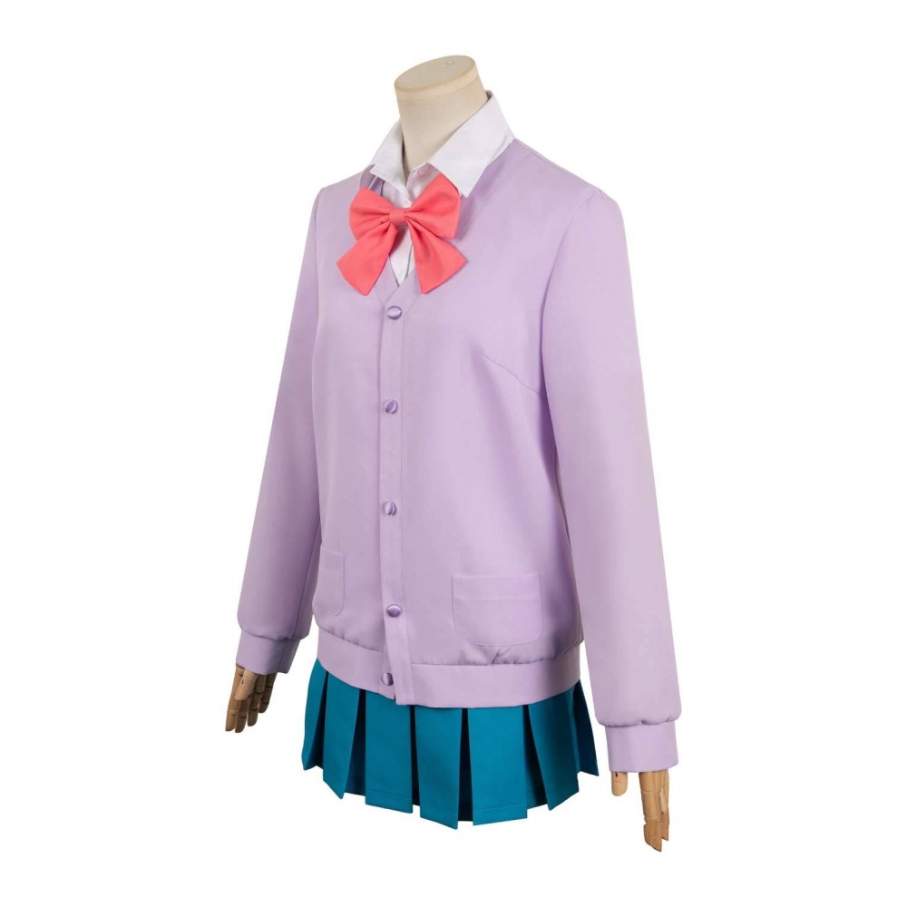 Kimi ni Todoke: From Me to You Season 3 Kurumizawa Ume Pink Uniform Suit Cosplay Costume Halloween Carnival Outfit