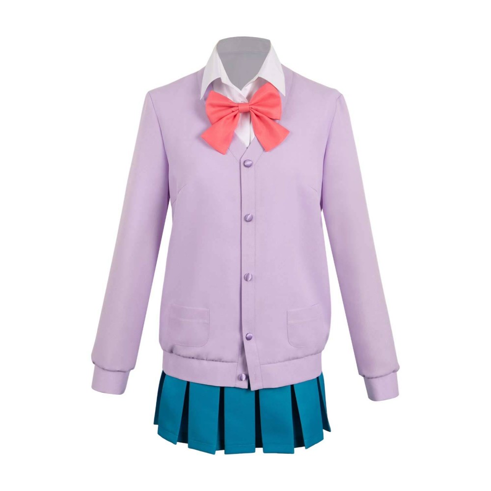 Kimi ni Todoke: From Me to You Season 3 Kurumizawa Ume Pink Uniform Suit Cosplay Costume Halloween Carnival Outfit