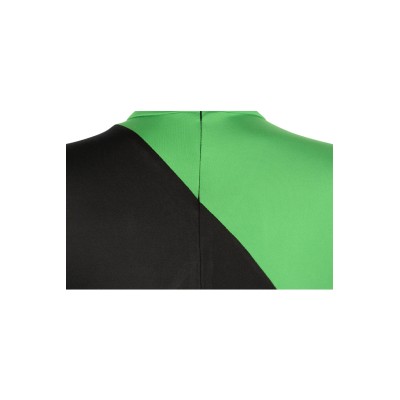 Kim Possible Shego Green Suit Cosplay Costume Halloween Carnival Outfit