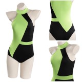 Kim Possible Shego Adult Swimsuit Suit Cosplay Costume Halloween Carnival Outfit
