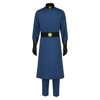 Kim Possible Dr. Drakken Blue Uniform Cosplay Costume Halloween Carnival Outfit