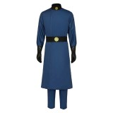 Kim Possible Dr. Drakken Blue Uniform Cosplay Costume Halloween Carnival Outfit