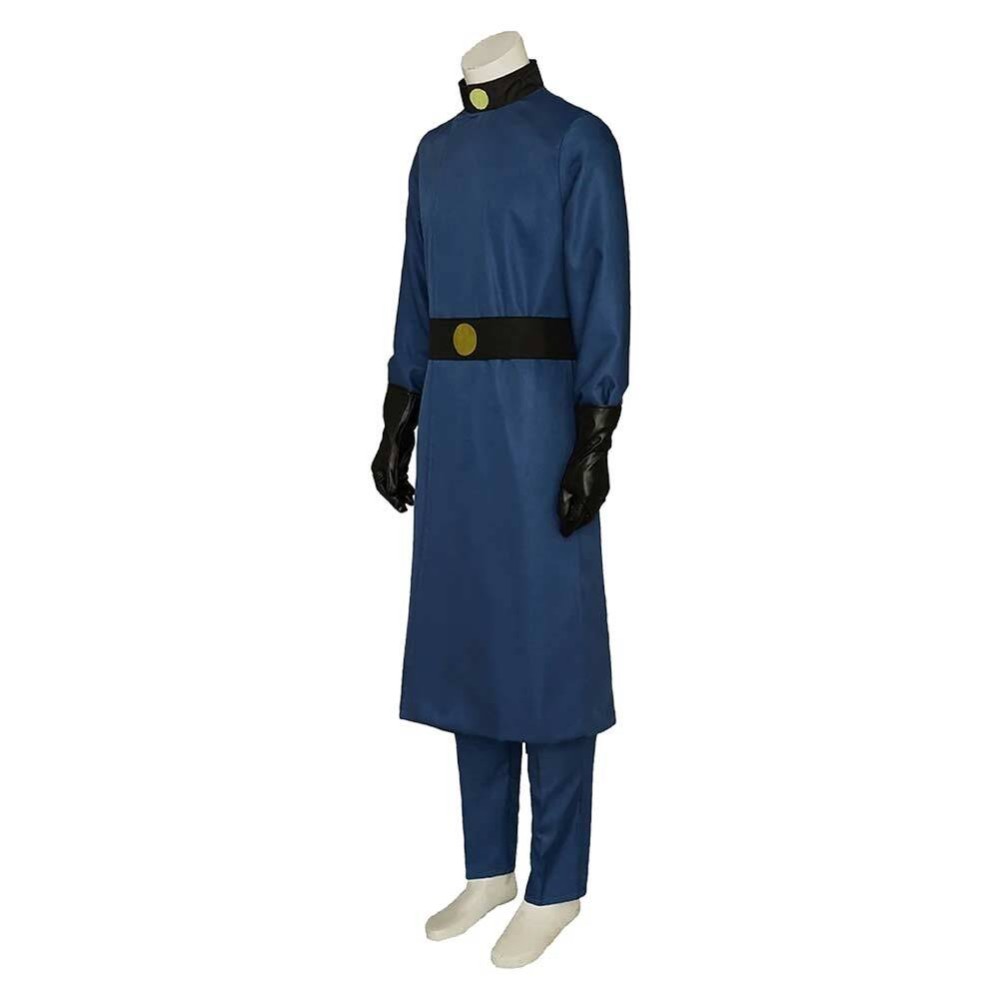Kim Possible Dr. Drakken Blue Uniform Cosplay Costume Halloween Carnival Outfit