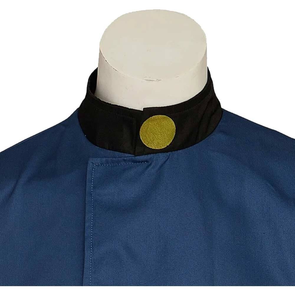 Kim Possible Dr. Drakken Blue Uniform Cosplay Costume Halloween Carnival Outfit