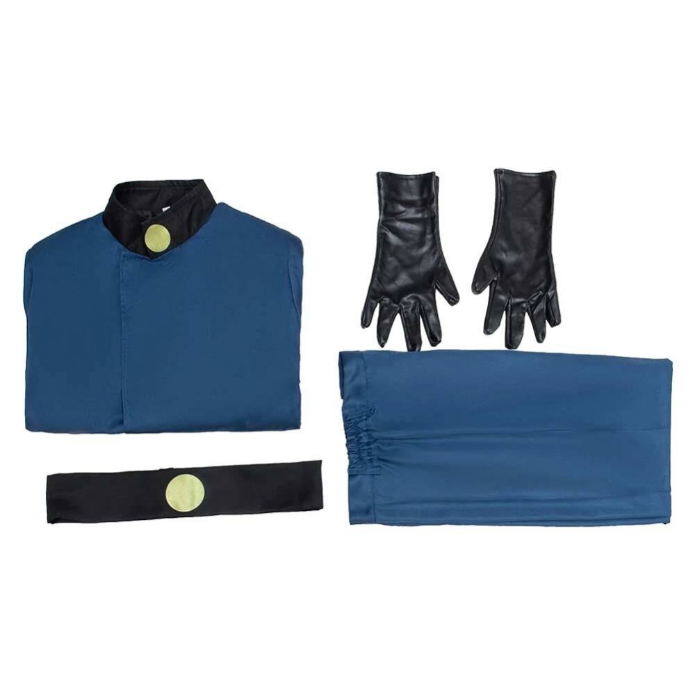 Kim Possible Dr. Drakken Blue Uniform Cosplay Costume Halloween Carnival Outfit