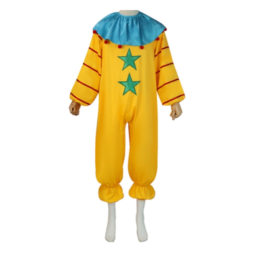 Killer Klowns from Outer Space 2024 Shorty Clown Jumpsuit Suit Cosplay Costume Halloween Carnival Outfit