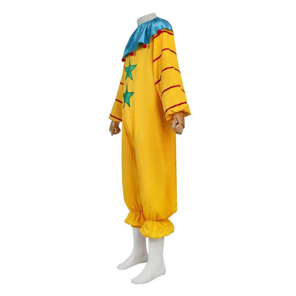 Killer Klowns from Outer Space 2024 Shorty Clown Jumpsuit Suit Cosplay Costume Halloween Carnival Outfit