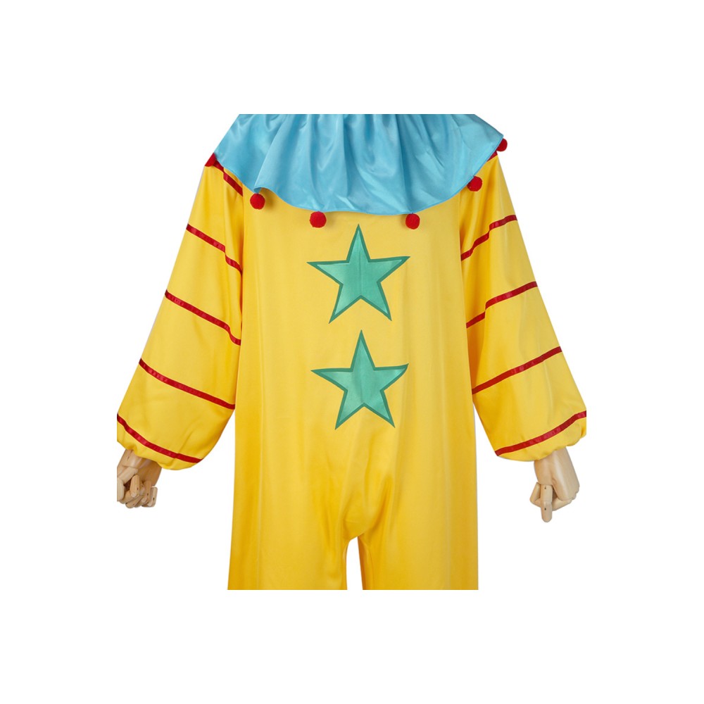 Killer Klowns from Outer Space 2024 Shorty Clown Jumpsuit Suit Cosplay Costume Halloween Carnival Outfit
