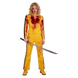 Kill Bill The Bride Women Yellow Training Cosplay Costume Halloween Carnival Outfit