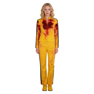 Kill Bill The Bride Women Yellow Training Cosplay Costume Halloween Carnival Outfit