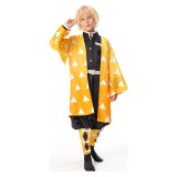 Agatsuma Zenitsu Kids Festival Christmas Party Cosplay Costume Halloween Carnival Outfit
