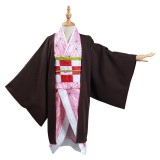 Nezuko Kamado Kids Children Festival Christmas Party Cosplay Costume Halloween Carnival Outfit