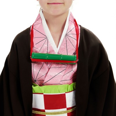 Nezuko Kamado Kids Children Festival Christmas Party Cosplay Costume Halloween Carnival Outfit