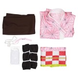 Nezuko Kamado Kids Children Festival Christmas Party Cosplay Costume Halloween Carnival Outfit