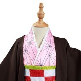 Nezuko Kamado Kids Children Festival Christmas Party Cosplay Costume Halloween Carnival Outfit