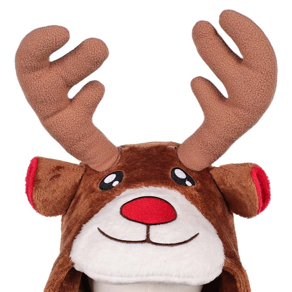 Kid Children Reindeer Flannel Onesie Pajamas Christmas Party Cosplay Costume Halloween Carnival