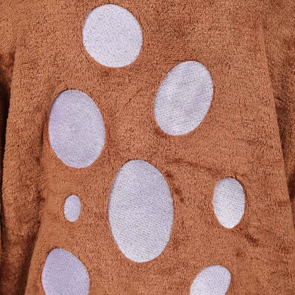 Kid Children Reindeer Flannel Onesie Pajamas Christmas Party Cosplay Costume Halloween Carnival