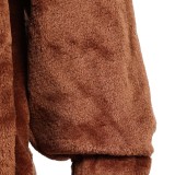 Kid Children Reindeer Flannel Onesie Pajamas Christmas Party Cosplay Costume Halloween Carnival