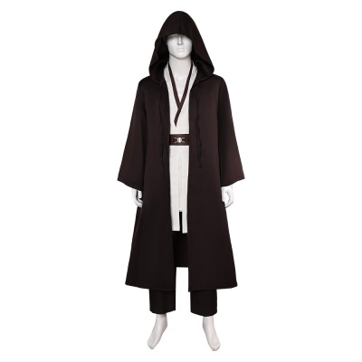 Obi-Wan Kenobi Jedi Full Set Suit Cosplay Costume Halloween Carnival Outfit