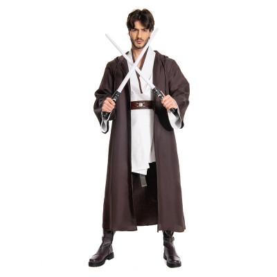 Obi-Wan Kenobi Jedi Full Set Suit Cosplay Costume Halloween Carnival Outfit