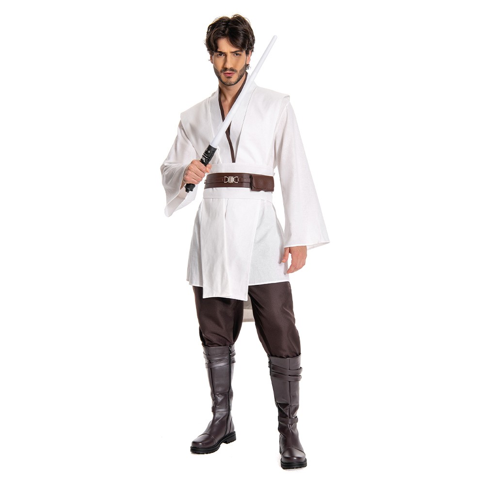 Obi-Wan Kenobi Jedi Full Set Suit Cosplay Costume Halloween Carnival Outfit