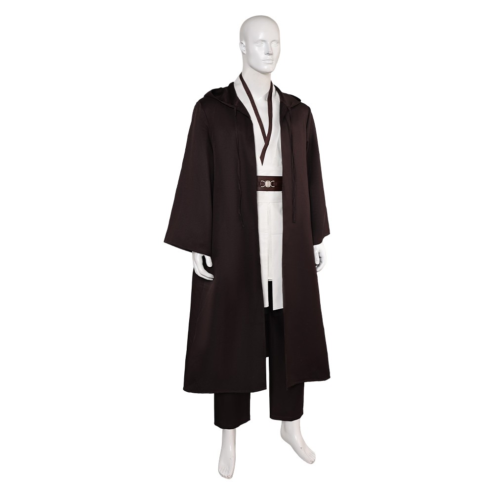 Obi-Wan Kenobi Jedi Full Set Suit Cosplay Costume Halloween Carnival Outfit